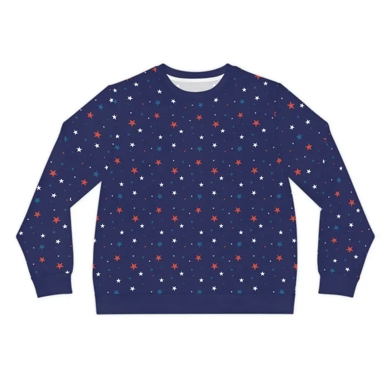 American Patriotic Stars Sweatshirt
