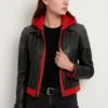 red hood leather jacket
