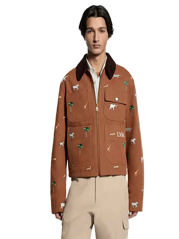 Louis Vuitton Embroidered Workwear Jacket