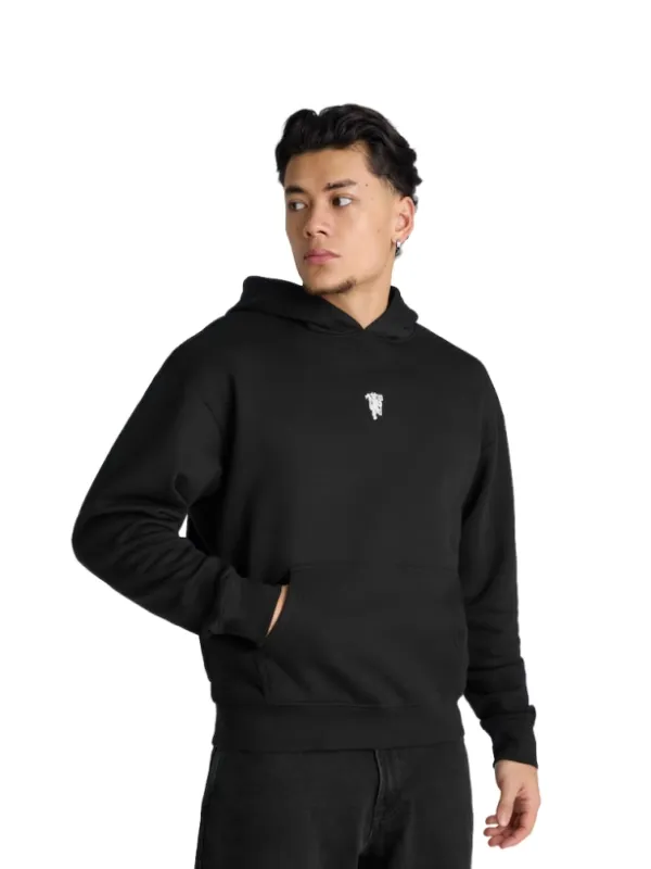 MANU Hated Adored Never Ignored Quarter Zip Sweatshirt Black