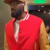 NBA Christmas Night Game Lebron Varsity Jacket 2025