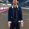 Novak Djokovic F1 Qatar GP 2025 Navy Track Jacket