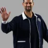 Novak Djokovic F1 Qatar Grand Prix 2025 Bomber Jacket Navy Blue