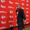 Travis Kelce Fear of God Double Breasted Virgin Wool Long Coat