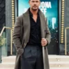 Crime 101 Chris Hemsworth Inspired Grey Wool Overcoat