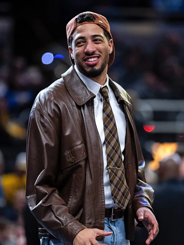 Indiana Pacers Tyrese Haliburton Leather Jacket