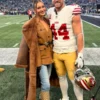 Kristin Juszczyk SF 49ers Off Season Shearling Coat 2026