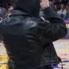 MGK Lakers Game Leather Jacket 2025