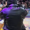 Machine Gun Kelly The Lakers Game Leather Jacket Black