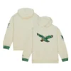 Mitchell & Ness Cream Philadelphia Eagles Retro Hoodie