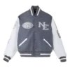 NFL New England Patriots CEO Robert Kraft Varsity Jacket Gray