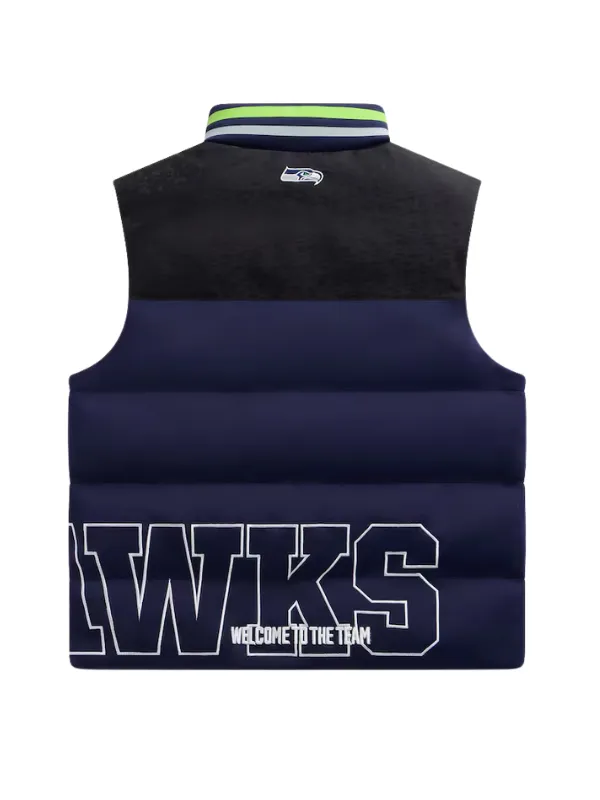 NFL Seattle Seahawks Off Season Navy Midshipmen Vest