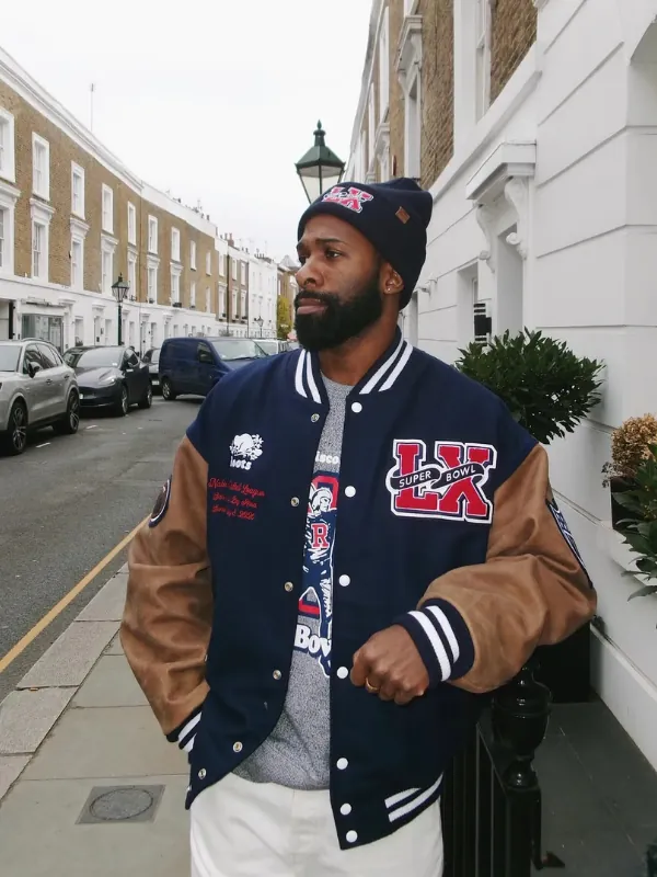 NFL X Roots Super Bowl LX Varsity Jacket 2026