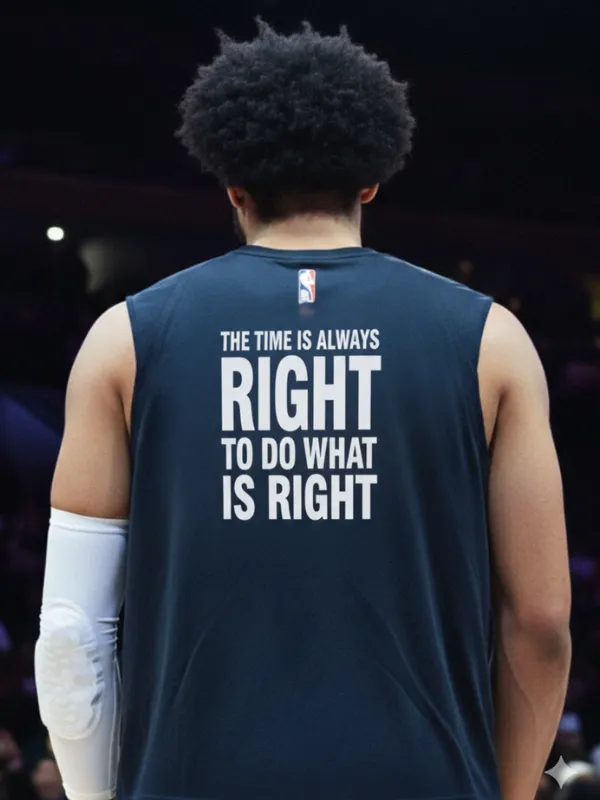 Nike Honor King MLK NBA Warm-up Shirt Black 2026