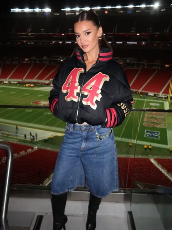 SF 49ers Kristin Juszczyk 44 Puffer Jacket 2026