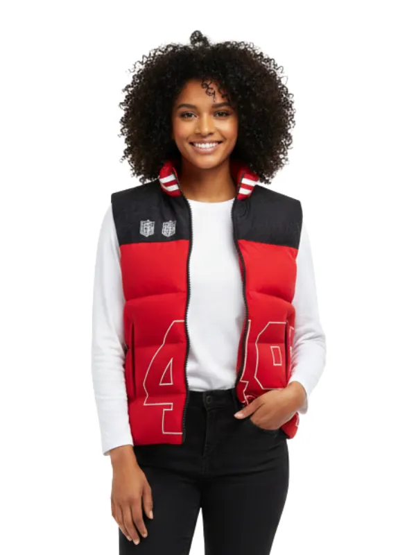 San Francisco 49ers Off Season x NFL Scarlet Team Vest Red 2026