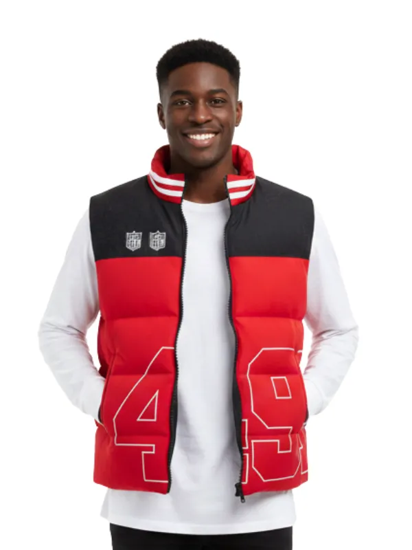 San Francisco 49ers Off Season x NFL Scarlet Team Vest