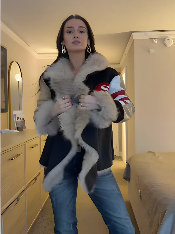 SanFrancisco 49ers Kristin Juszczyk Furr Jacket